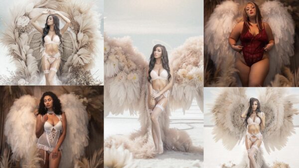 Angel Wing Boudoir Photoshoot Package 1
