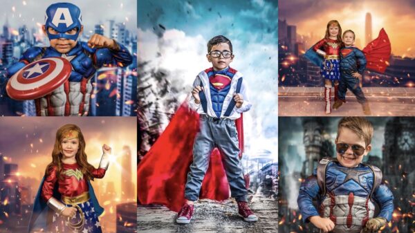 Super Hero Photoshoot Package 1