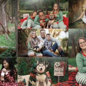 Christmas Pet & Family  Forest  pkg 2