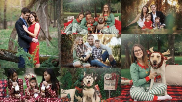 Christmas Pet & Family  Forest  pkg 2