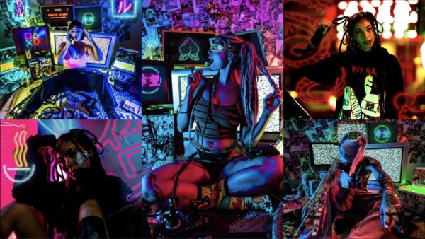 Cyber Punk Mini Photoshoots Pkg 4